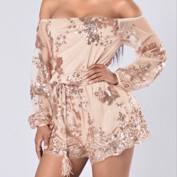 Fashion Nova Pants - Sequin Fashion Nova Romper